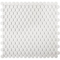 Starmosaic Homework Mosaic Penny Round White Antislip 30.9x31.5