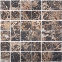 Starmosaic Wild Stone Mosaic 48x48 Dark Emperador Matt 30.5x30.5