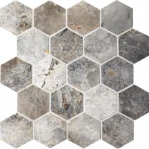 Starmosaic Wild Stone Mosaic Hexagon Vlgp 64x74 30.5x30.5