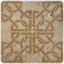 Stone4Home Travertine Decor Toscana Ornament №4 10x10