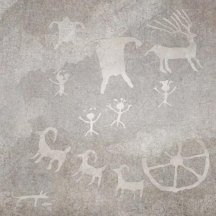 TileKraft Porcelain Prehistory White Decor Matt 60x60