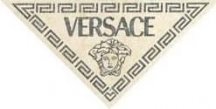 Versace Firma Triangolo Silver Pvd 9.5x4.8