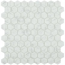 Vidrepur Honey Marbles Carrara Grey MT Hex 30.7x31.7