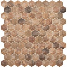 Vidrepur Honey Woods Royal Light Hex Diamond 30.7x31.7