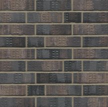 Westerwalder Klinker Klinker Brick Schwarz-Bunt Edelglanz Bes. Fubs. Df 5.2x24