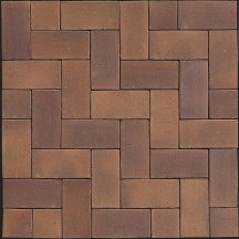 Westerwalder Klinker Klinker Paving Stones Herbstlaub Rigel 52 5.5x24