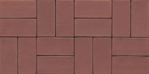 Westerwalder Klinker Klinker Paving Stones Naturrot 40 10x20