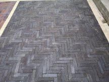 Westerwalder Klinker Klinker Paving Stones Schwarz-Bunt Rigel 52 5.5x24