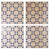 Wow Bejmat Decor Biscuit Azur 15x15