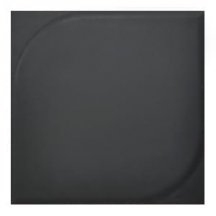 Wow Essential Leaf L Black Matt 25x25