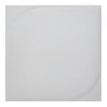 Wow Essential Leaf L White Matt 25x25