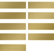 Wow Gradient Decor Gold Matt 7.5x30