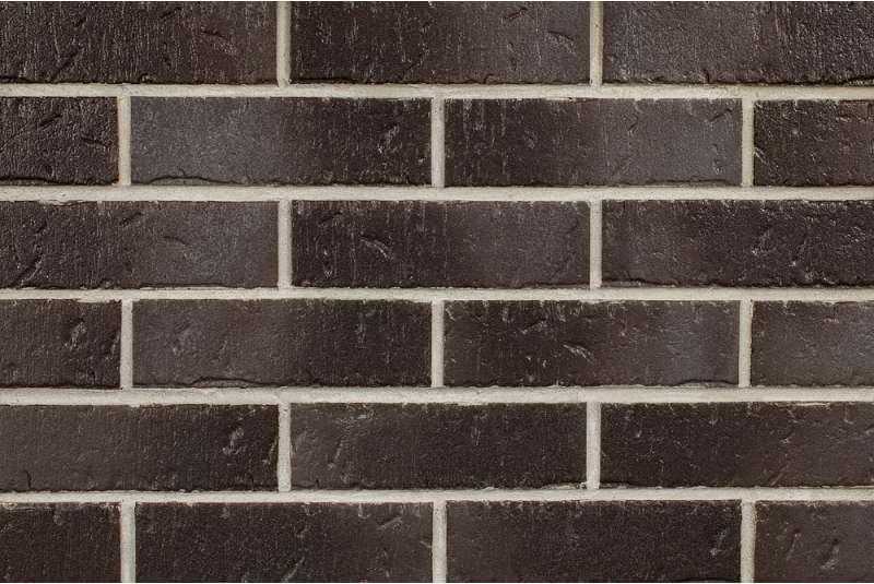 ABC Klinker Veneering Klinker Schwarz Nuanciert Rustik Str 7.1x24