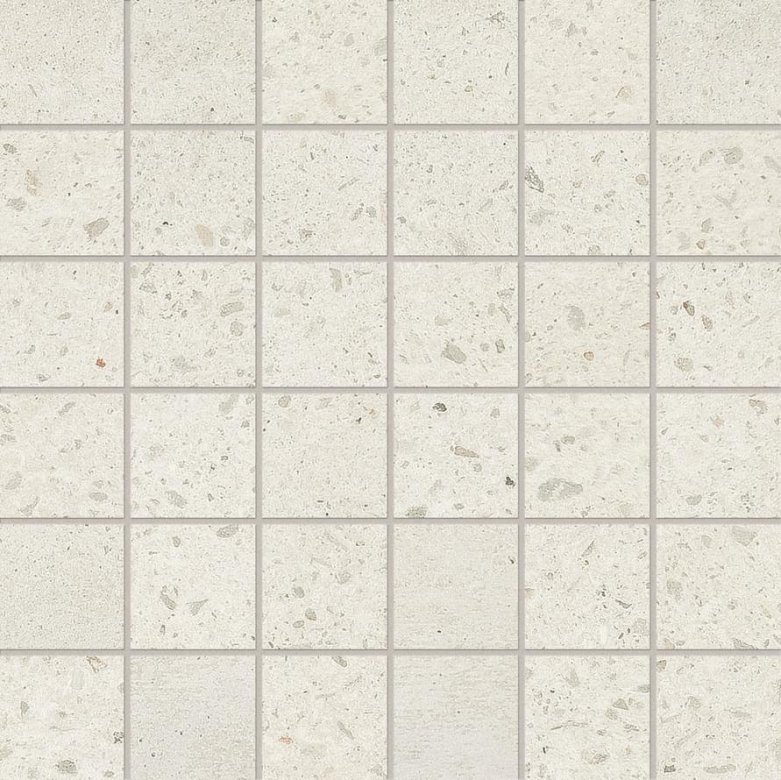 ABK Downtown Mosaico Quadretti Ivory Rett 30x30