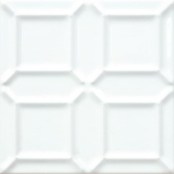 Adex Neri Liso Edge Blanco Z 15x15