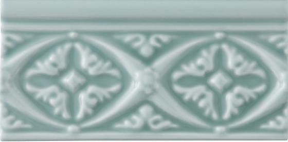 Adex Neri Relieve Bizantino Sea Green 7.5x15