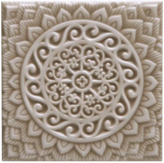 Adex Studio Relieve Mandala Universe Silver Sands 14.8x14.8