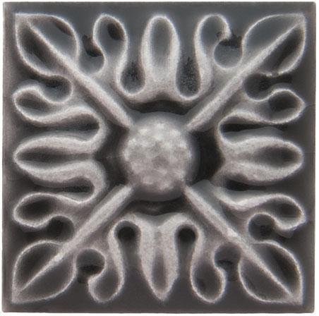 Adex Studio Taco Relieve Flor 2 Volcanico 3x3