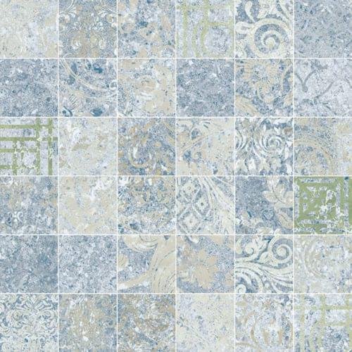 Aparici Bohemian Blue Natural Mosaico 5x5 29.75x29.75