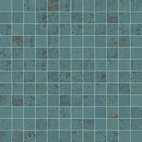 Aparici Metallic Green Mosaico 2.5x2.5 29.75x29.75