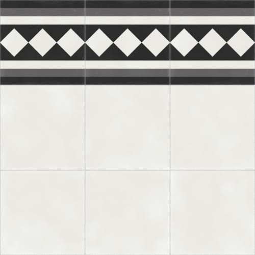 Aparici Vienna White Border Natural 59.2x59.2