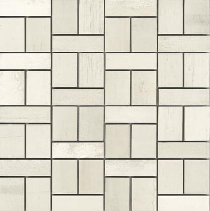 Apavisa Metal 2.0 White Lappato Mosaico Mix 29.75x29.75