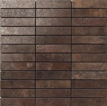 Apavisa Metal Titanium Lappato Mosaic 2.5x10 29.75x29.75