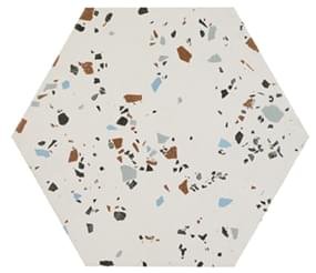 Apavisa South White Natural Hexagon 25x29