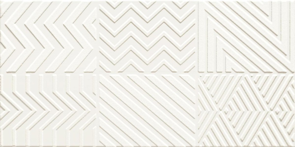 Arte Karelia White Patchwork 22.3x44.8