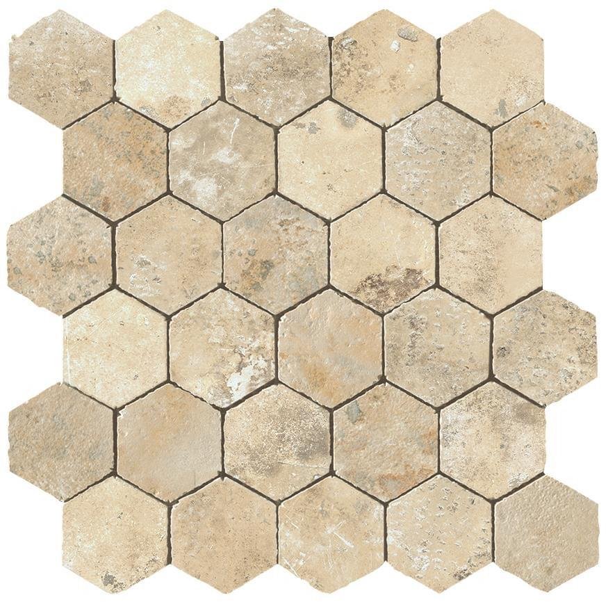 Atlas Concorde Aix Blanc Honeycomb Tumbled 30x31