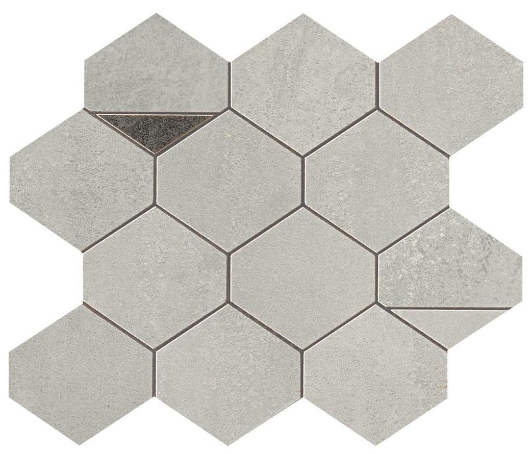 Atlas Concorde Blaze Aluminium Mosaico Nest 29.4x25.8