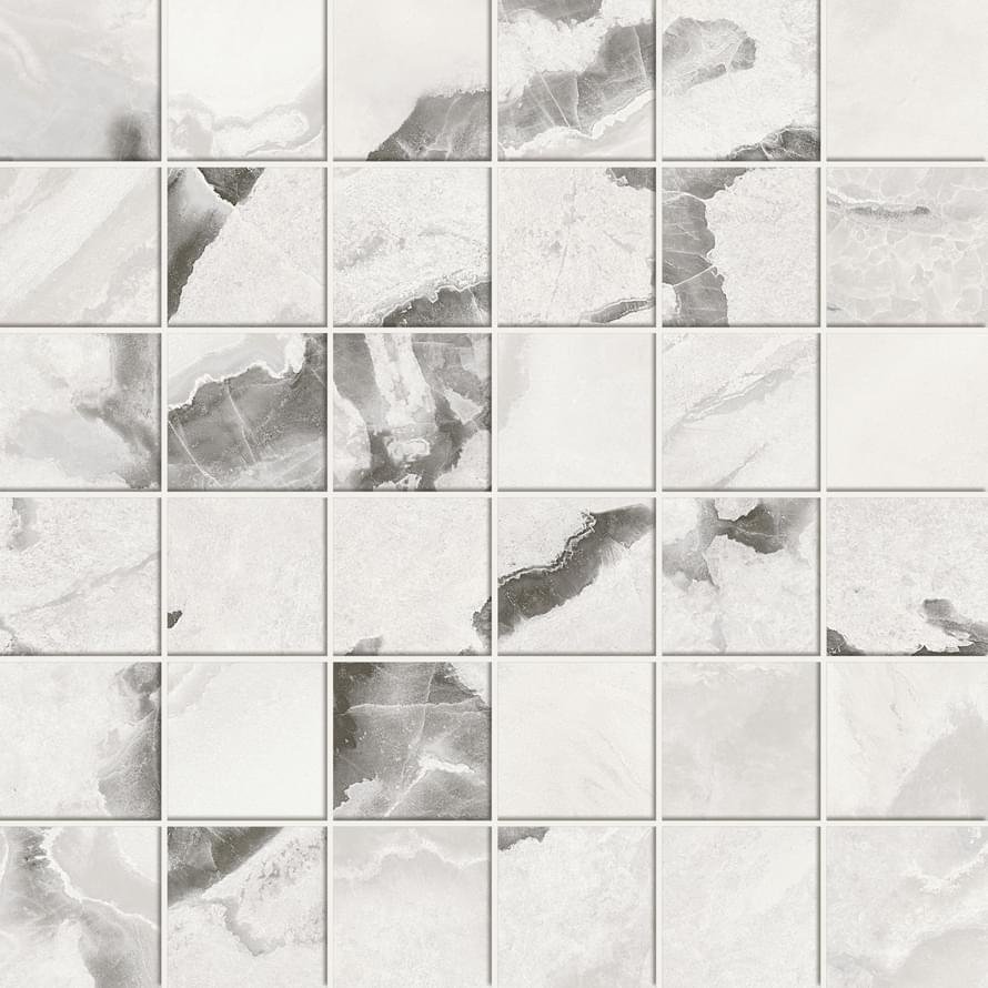 Atlas Concorde Russia Forte Dei Marmi Quark Oyster White Mosaic Lap 30x30