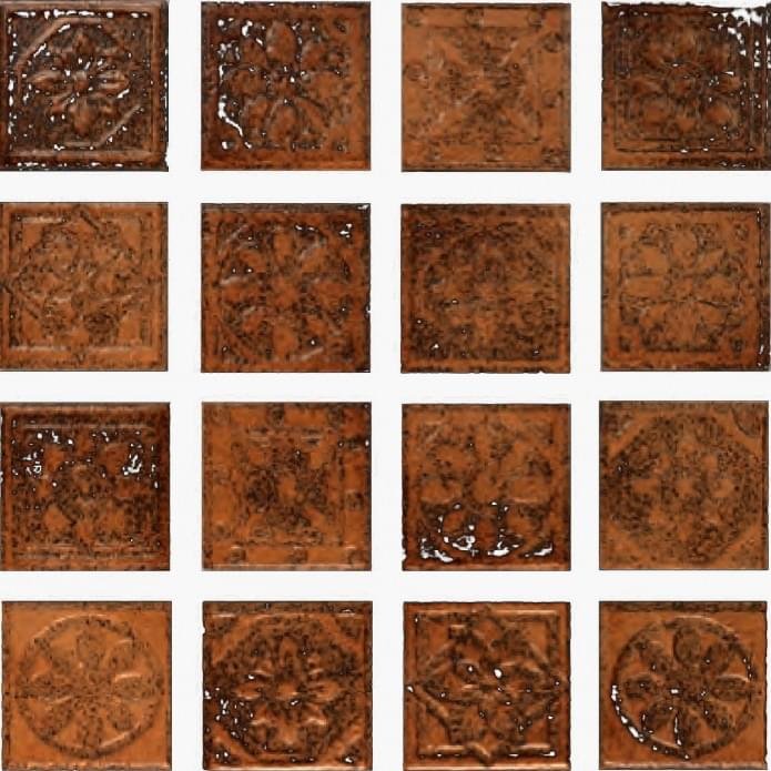 Azulejos Borja Taco Bronce 8x8