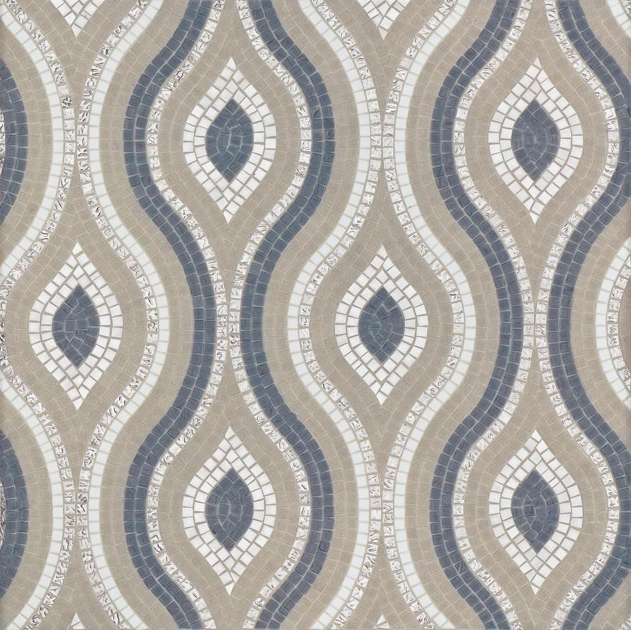 Bisazza Decori In Tecnica Artistica Drops Grey 10x10 28.5x30