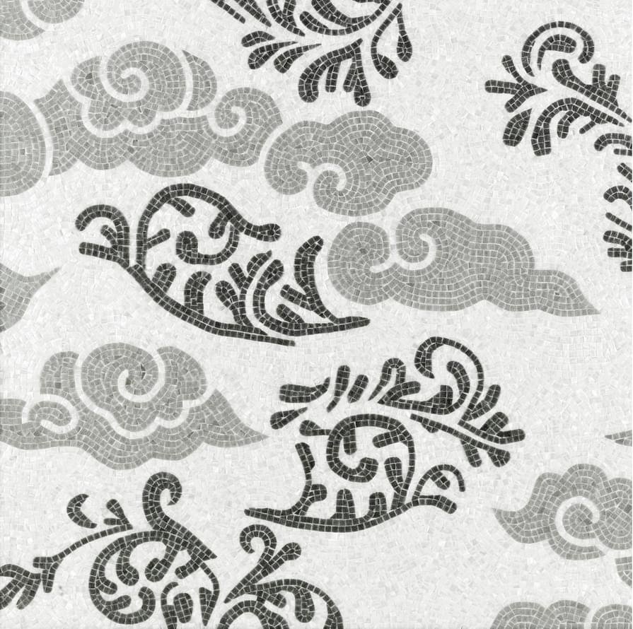 Bisazza Decori In Tecnica Artistica Kumo-Cloud Light 10x10 100x100