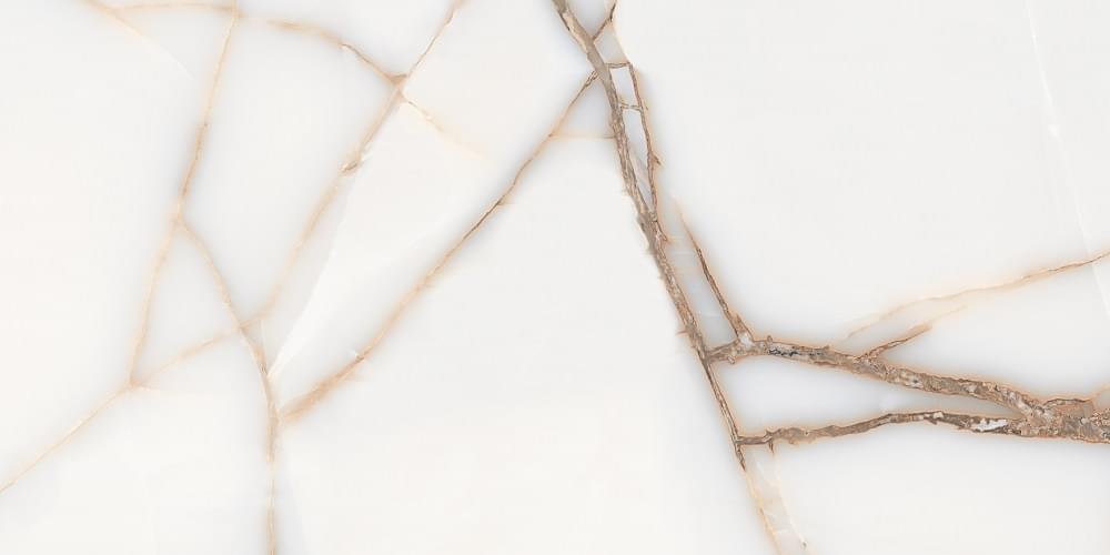 Bluezone Porcelain Favorite Onyx White Glossy 60x120