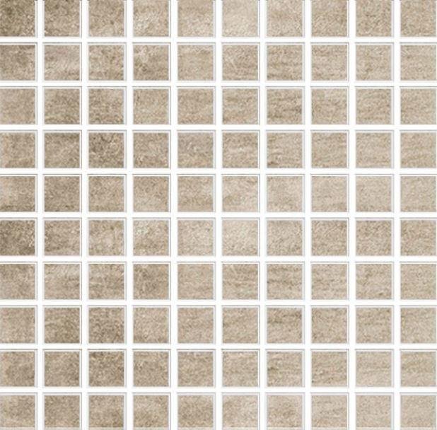 Brennero Concrete Mosaico Taupe Lapp 30x30