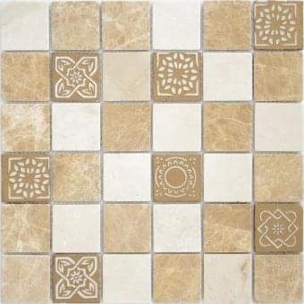 Caramelle Pietrine Pietra Mix 1 Mat 48x48 30.5x30.5