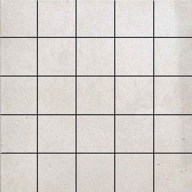 Casalgrande Padana Pietra Bauge Mosaico Bianca 6x6 30x30