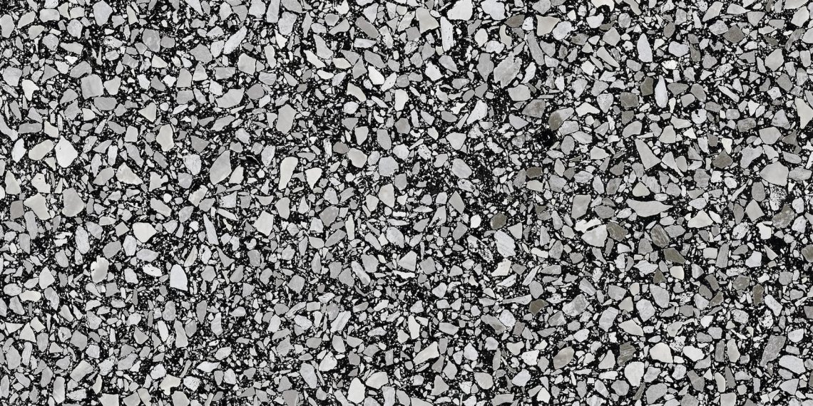 Casalgrande Padana Terrazzo Black 37.5x75.5