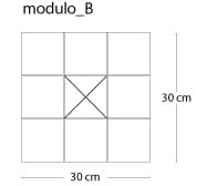 CE.SI Art Deco Stella Modulo B 30x30