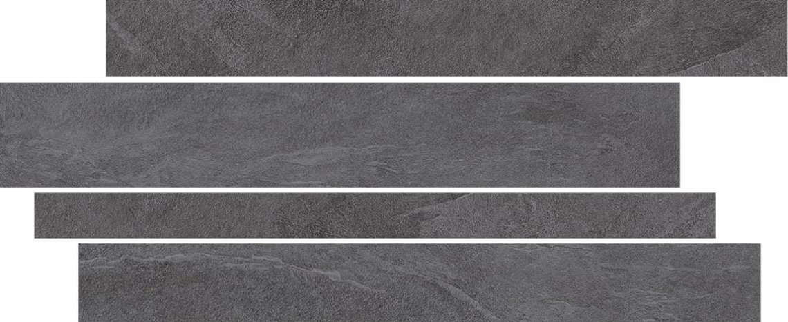 Century Ecostone Dark Muretto Su Rete 30x60