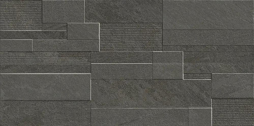 Century Stonerock Rock Black Strutturato 30x60