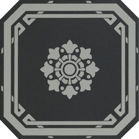 Ceramiche Grazia Old England Ottagono Black London 20x20