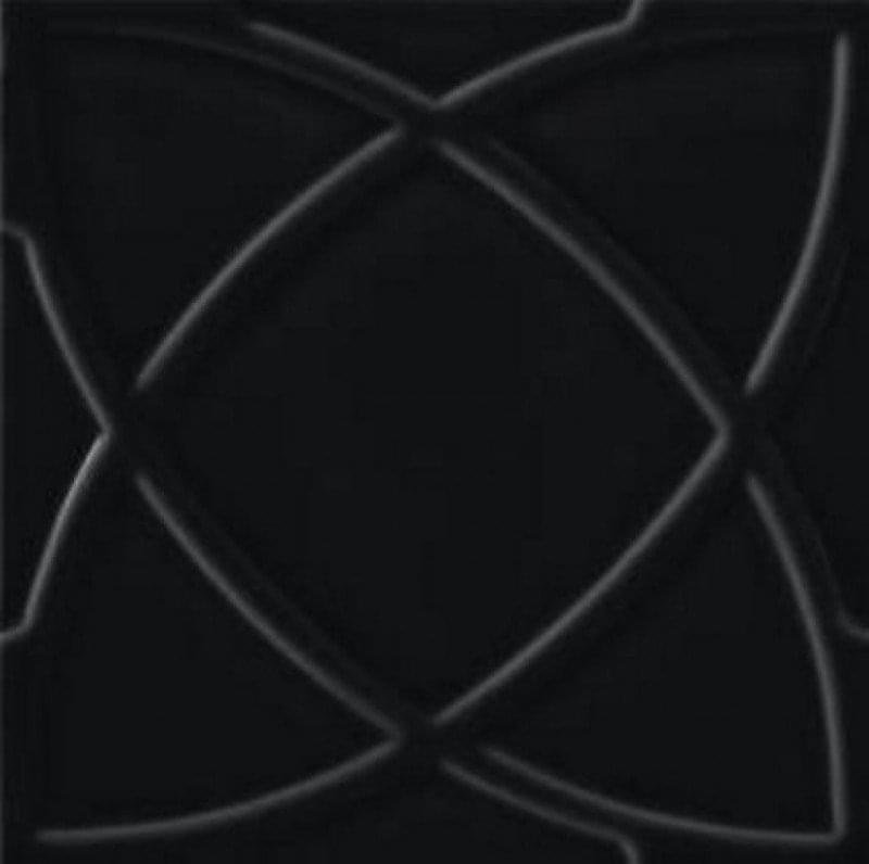 Ceramiche Grazia Vintage Circle Black 20x20