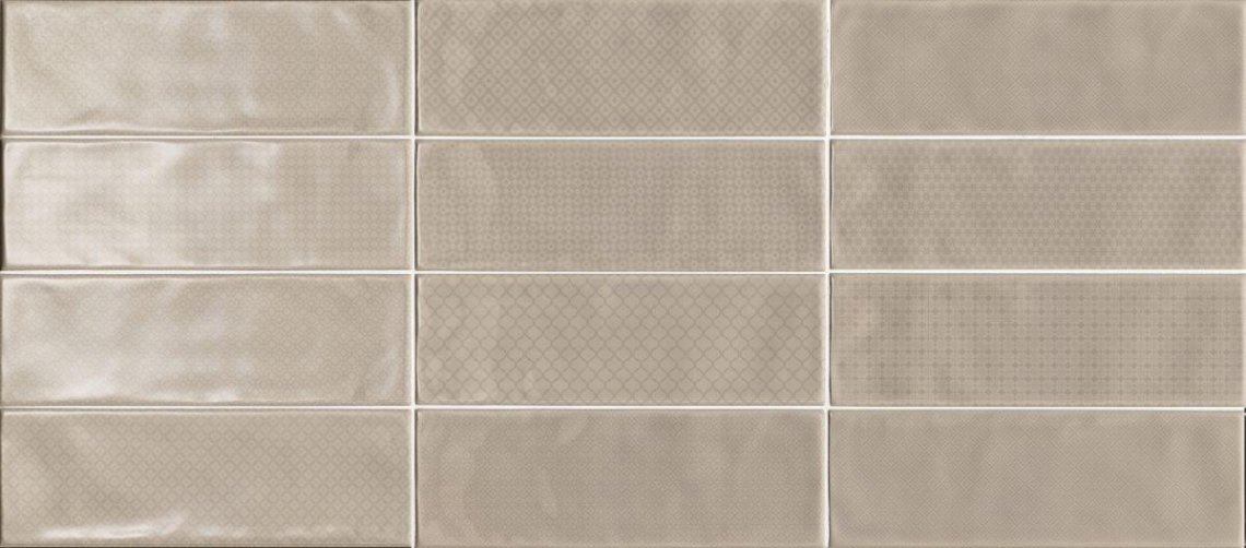 Cerdisa Brick Inspiration Dove Pattern Gloss 10x30