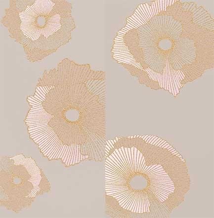 Creto Mono Панно Golden Flowers Set 2 Pcs 60x60