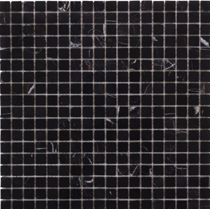 Dao Stone Mosaic Nero Marquina 15x15 Polished 30x30