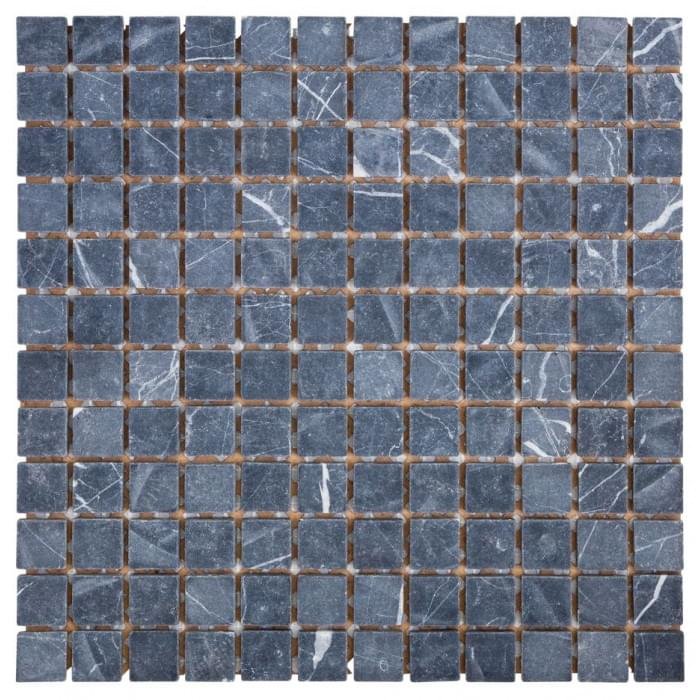 Dao Stone Mosaic Nero Marquina 23x23 Vintage 8 mm 30x30
