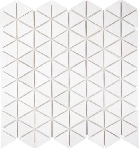 Dao Stone Mosaic Thassos White Triangle Polished 30x30